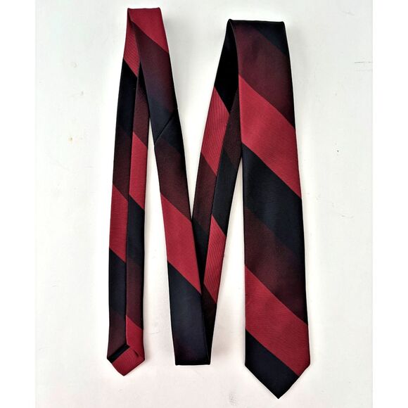 Vintage Mens Skinny Silk Neckties Lot 4 Slim 1960s Narrow Rat Pack Madmen - Picture 4 of 8